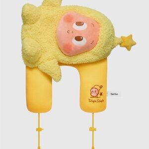 Twinkle Twinkle Yellow Star Plush Neck Pillow